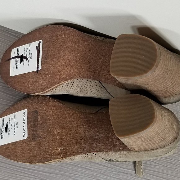 BP. 'Trolley' Ankle Bootie, Taupe Perforated Leather, Womens Various Sizes - Picture 9 of 9